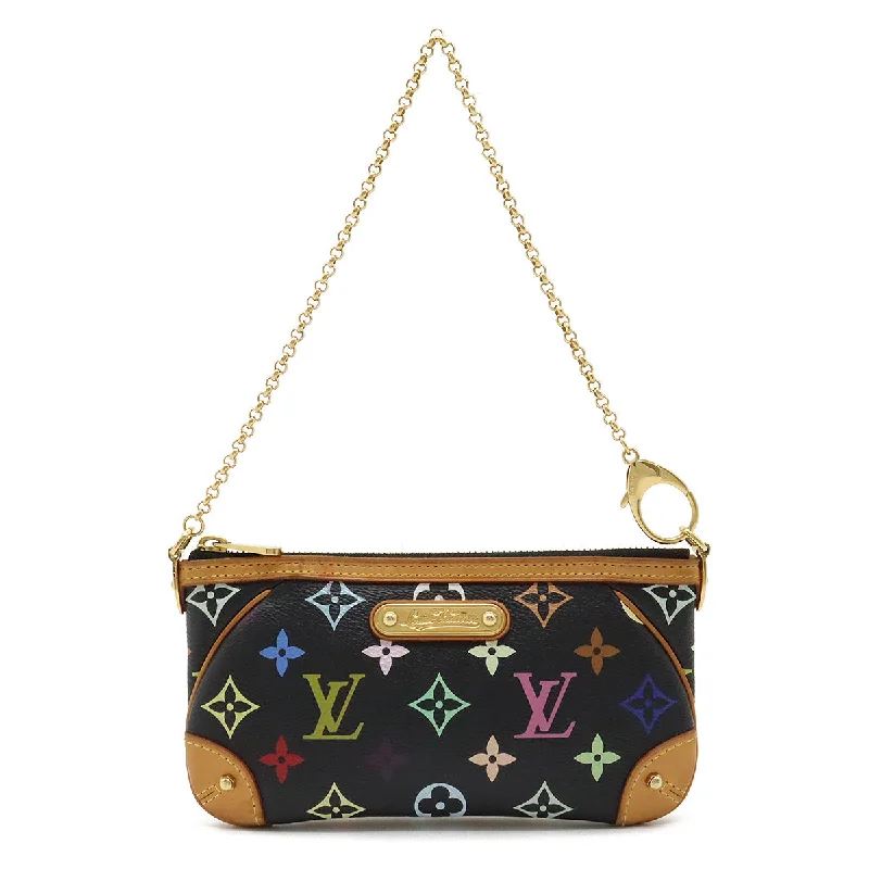 Best tote bags for workLouis Vuitton Monogram Multicolor  Mila MM Accessory Pocket Noir Black M60097