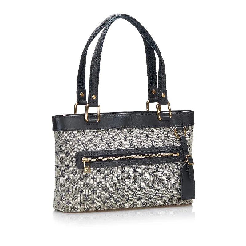 Large capacity travel bagsLouis Vuitton Monogram Mini Lin Lucille PM (SHG-IBhcAR)