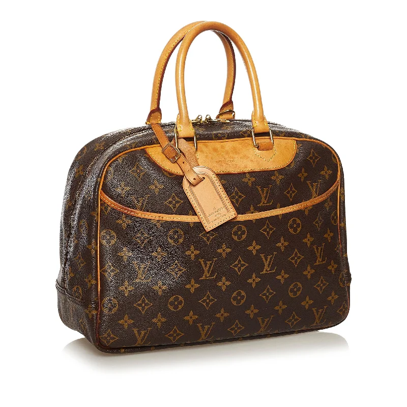 Affordable leather bagsLouis Vuitton Monogram Deauville 34572)