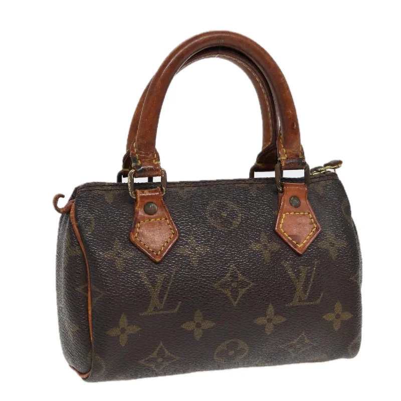 Designer bags with top handlesLOUIS VUITTON Monogram Mini Speedy Hand Bag M41534 LV Auth 88457