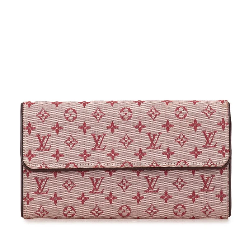 Crossbody bags for everyday useLouis Vuitton Monogram Mini Portefeuille International Long Wallet Long Wallet M92244 Triple Pink Canvas  LOUIS VUITTON