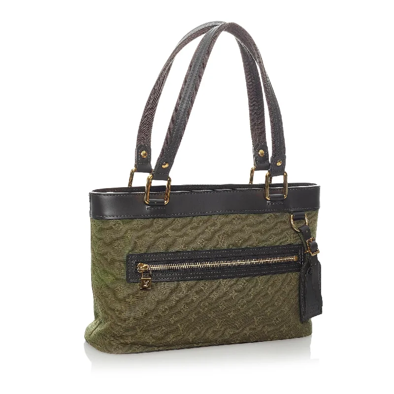 Luxury bags with exotic skinsLouis Vuitton Monogram Mini Lin Lucille PM (SHG-33421)