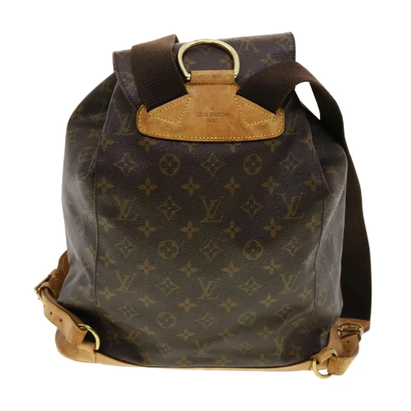 Affordable designer bag dupesLOUIS VUITTON Monogram Montsouris GM Backpack M51135 LV Auth rd4826