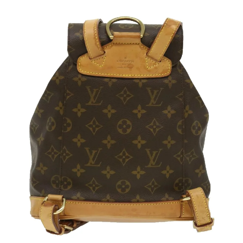 Affordable leather bagsLOUIS VUITTON Monogram Montsouris MM Backpack M51136 LV Auth hs1543