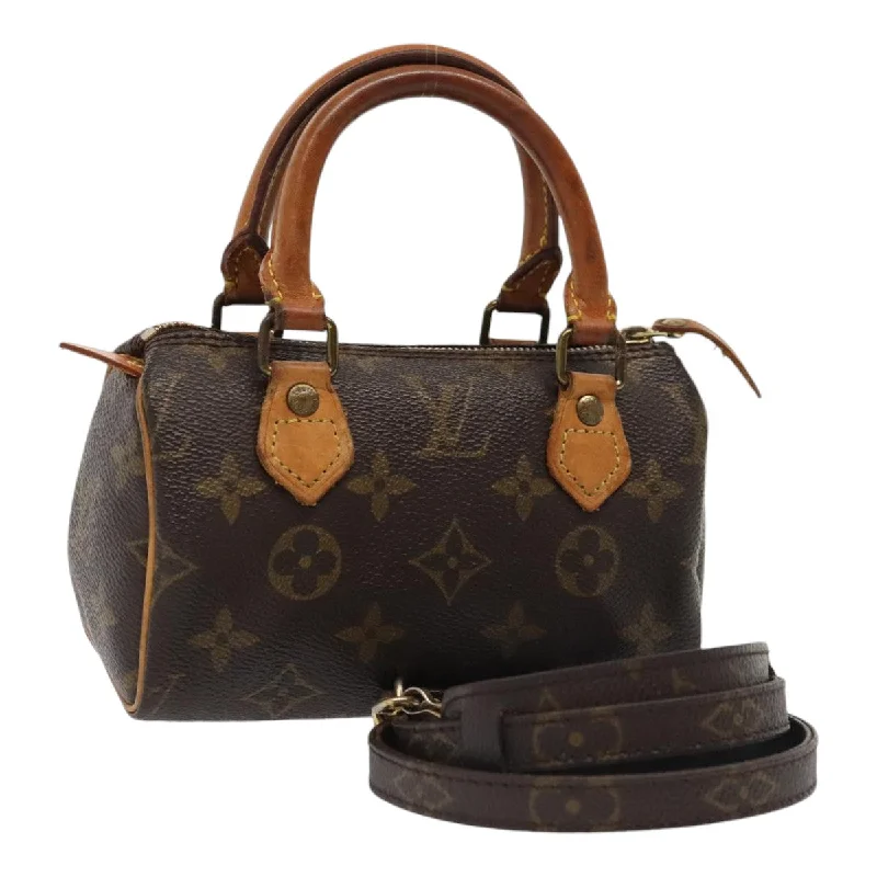 Crossbody bags for everyday useLOUIS VUITTON Monogram Mini Speedy Hand Bag M41534 LV Auth ki4808