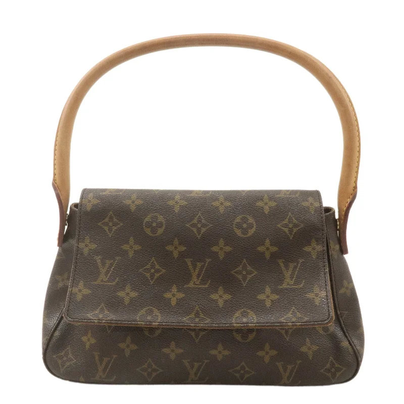 Elegant clutch bags for weddingsLouis Vuitton Monogram Mini Looping Shoulder Bag Hand Bag M51147