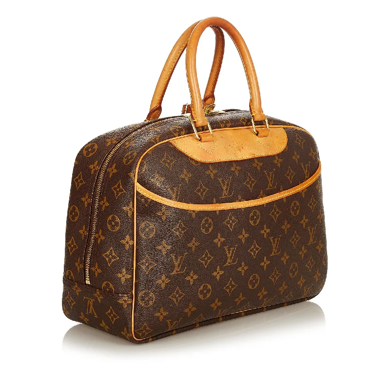 Minimalist leather handbagsLouis Vuitton Monogram Deauville (26439)