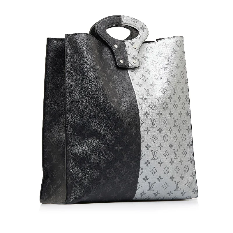 Affordable luxury bags Louis Vuitton Monogram Eclipse North South Tote (k4XCz5)