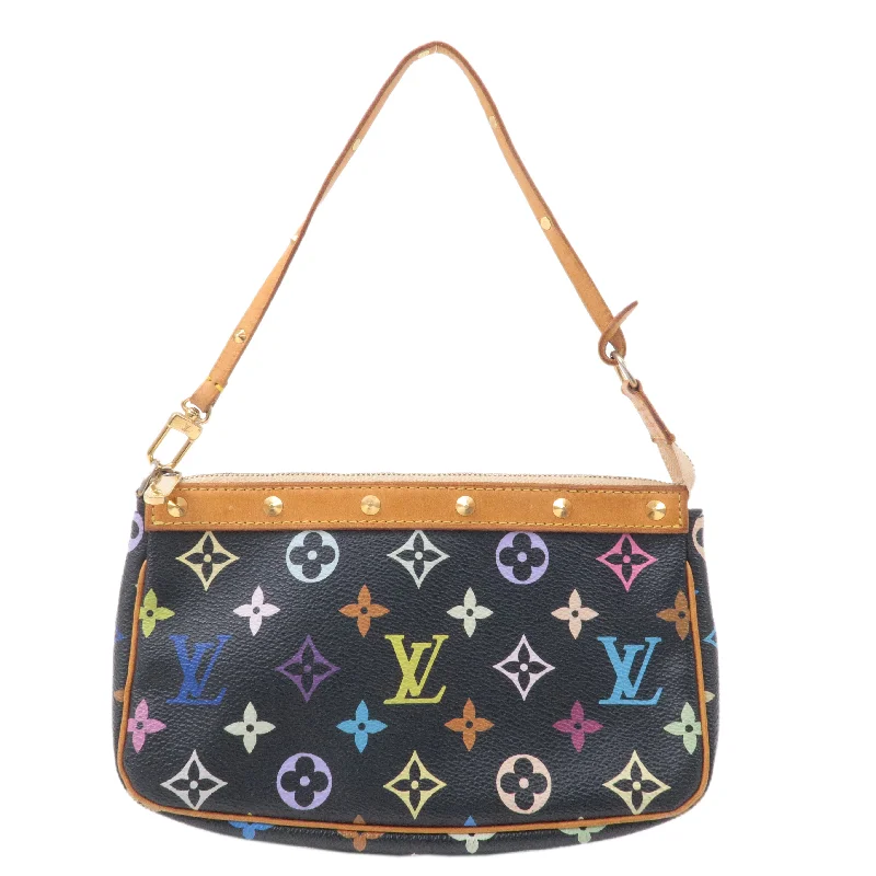 Trendy transparent PVC bagsLouis Vuitton Monogram Multi Color Pochette Accessoires M92648