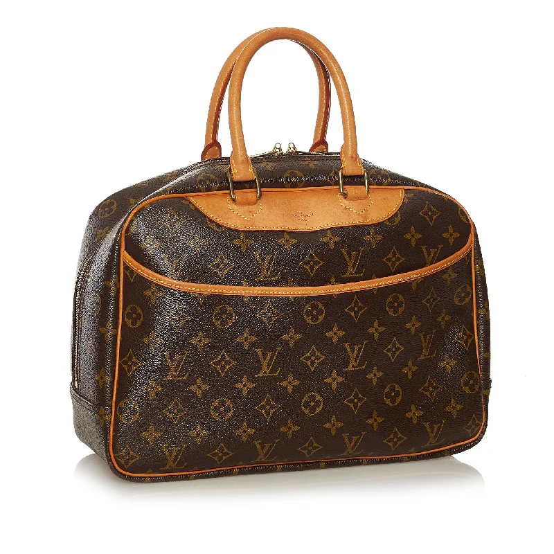 Designer bags with gold hardwareLouis Vuitton Monogram Deauville (34503)