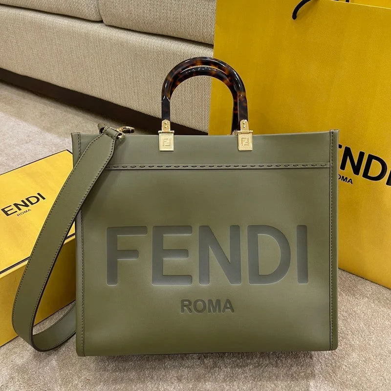 Durable leather bags for daily useWF - Fendi Bags - 753