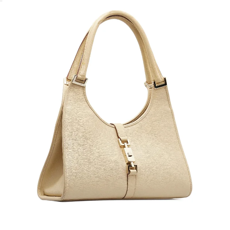 Designer bags for womenGucci Leather Jackie Bardot (nnMyZA)