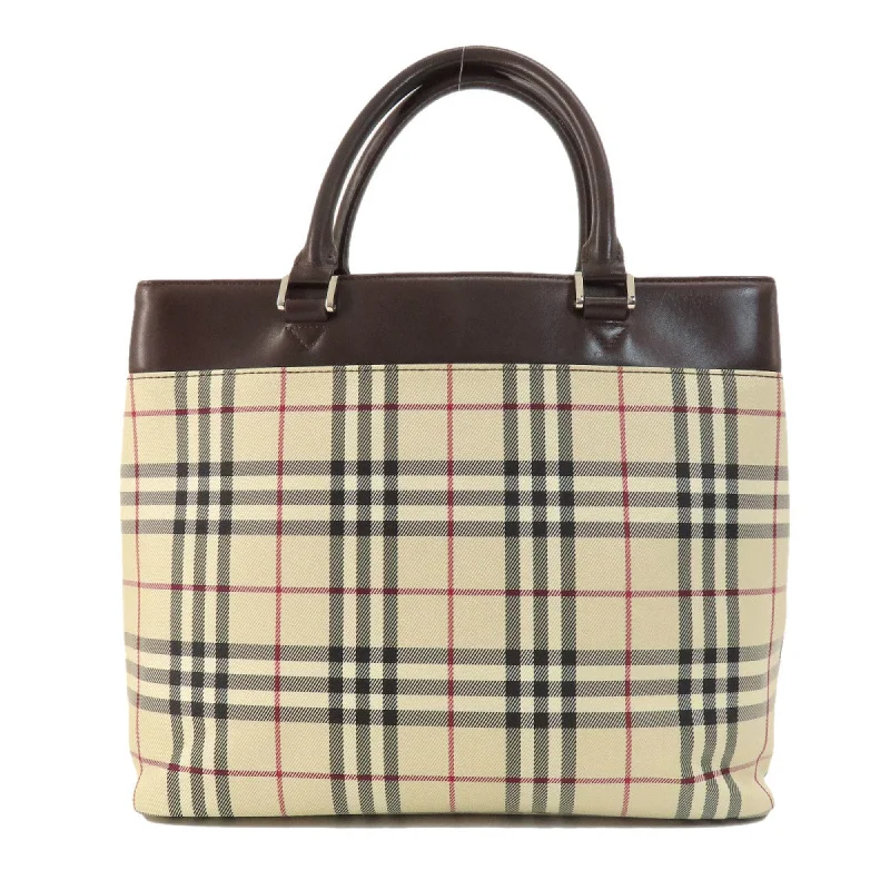 Designer bags with gold hardwareBURBERRY Nova Check Tote