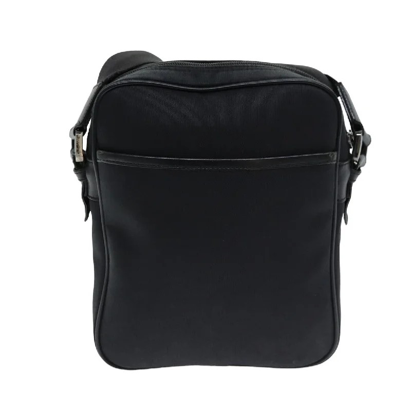 Affordable leather bagsBURBERRY Nova Check Shoulder Bag Nylon Canvas Black  81016