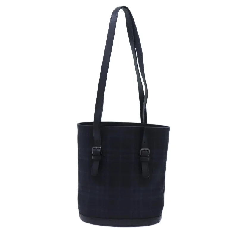 Affordable leather bagsBURBERRY Nova Check Shoulder Bag Canvas Navy  72748