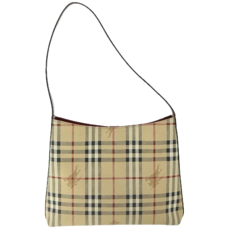 Top-rated backpack brandsBURBERRY Nova Check Shoulder Bag PVC Beige  67105