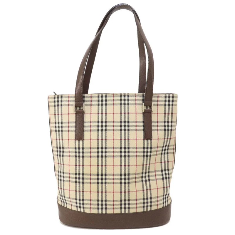 Customizable monogram bagsBURBERRY Nova Check Tote