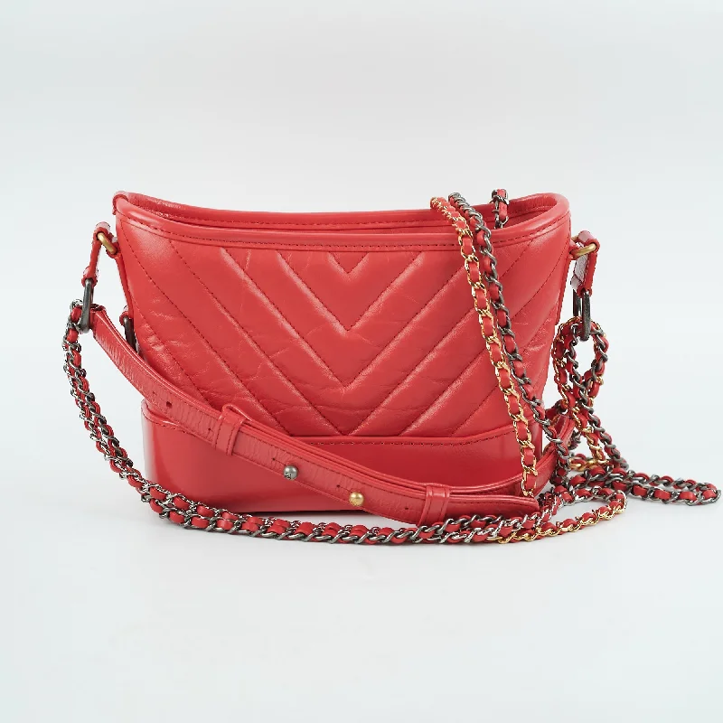 Affordable luxury bags Chanel Small Gabrielle Red