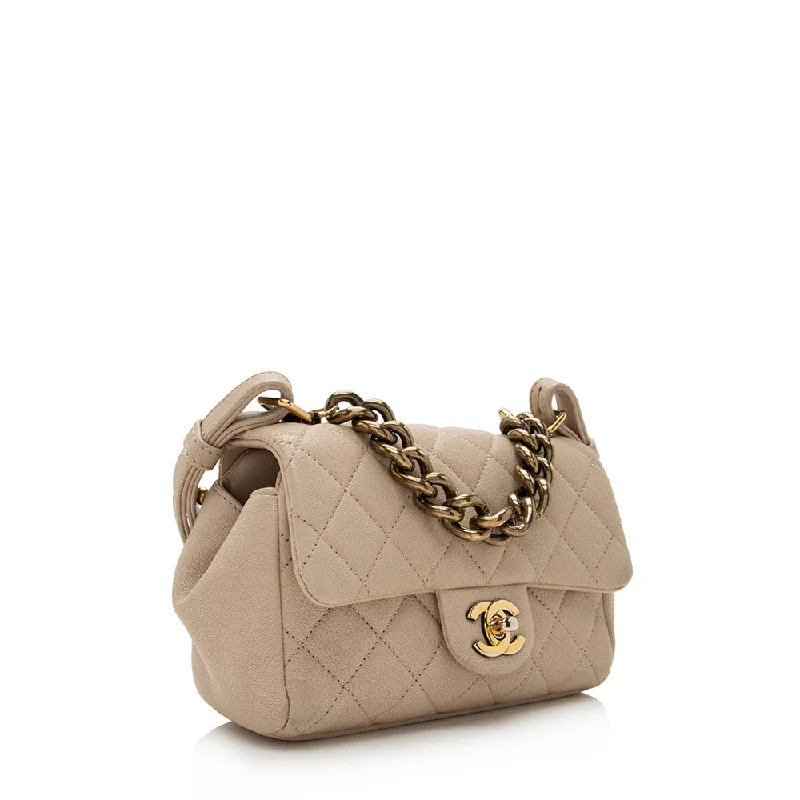 Affordable designer bag dupesChanel Sheepskin Trapezio Mini Flap Bag - FINAL SALE (21135)