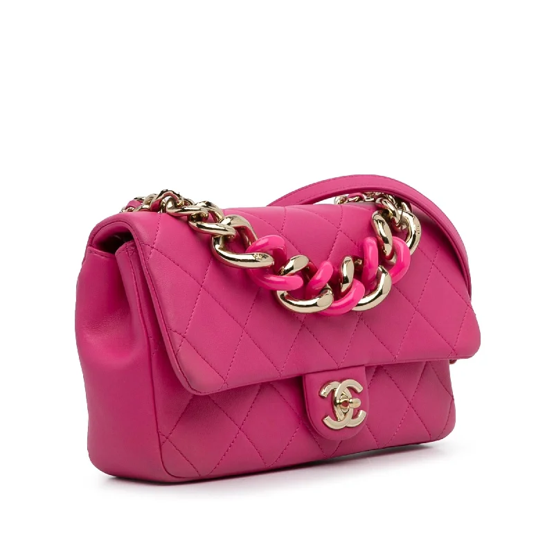 Designer bags with detachable strapsChanel Small Lambskin Elegant Chain Single Flap (Ev5zBc)