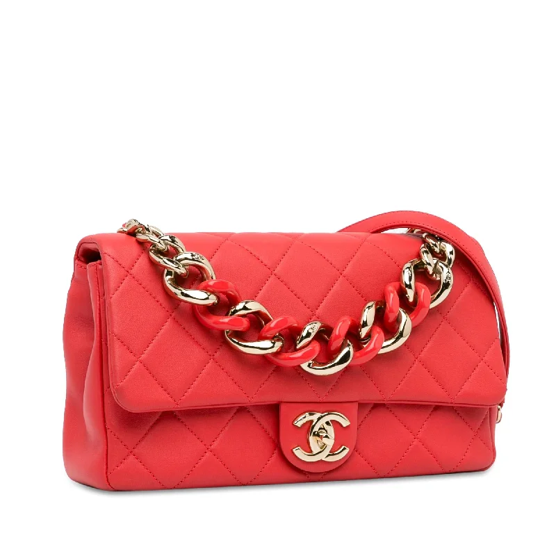 Luxury handbags 2025Chanel Small Lambskin Elegant Chain Single Flap (SDFYLG)