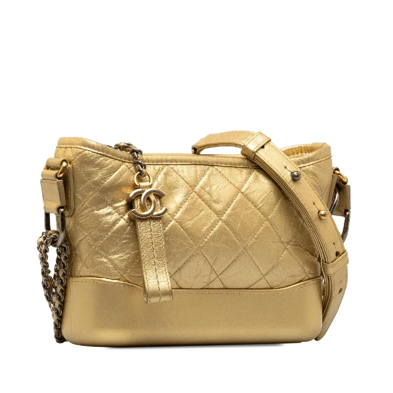 Eco-friendly tote bags for shoppingChanel Small Metallic Lambskin Gabrielle Crossbody (gD1FHy)