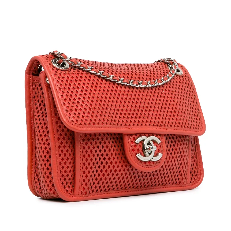 High-end designer bags for menChanel Small Perforated Calfskin Up In The Air Flap (iEf845)